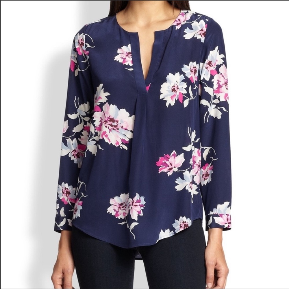 Joie Silk Blouse Long Sleeves